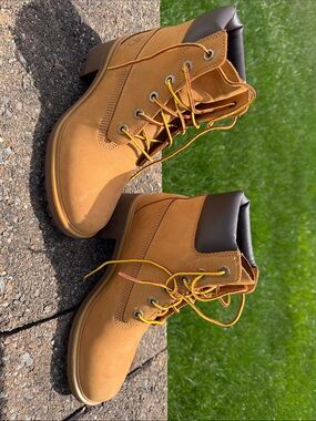 Timberland Wheat Brown Lace-Up Ankle Boots